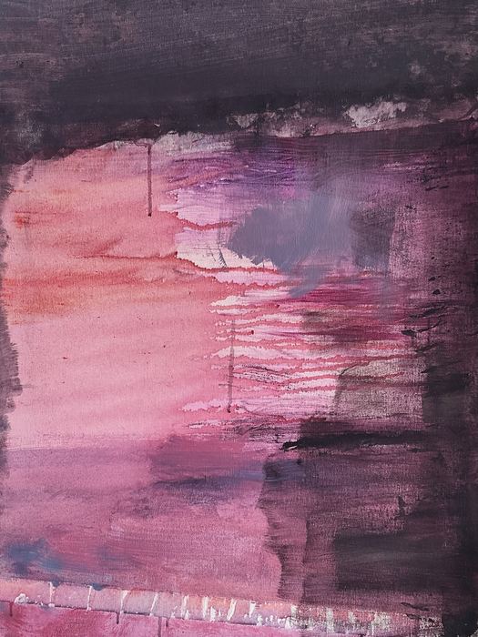 Untitled (Rose Field) — Acrylic on canvas